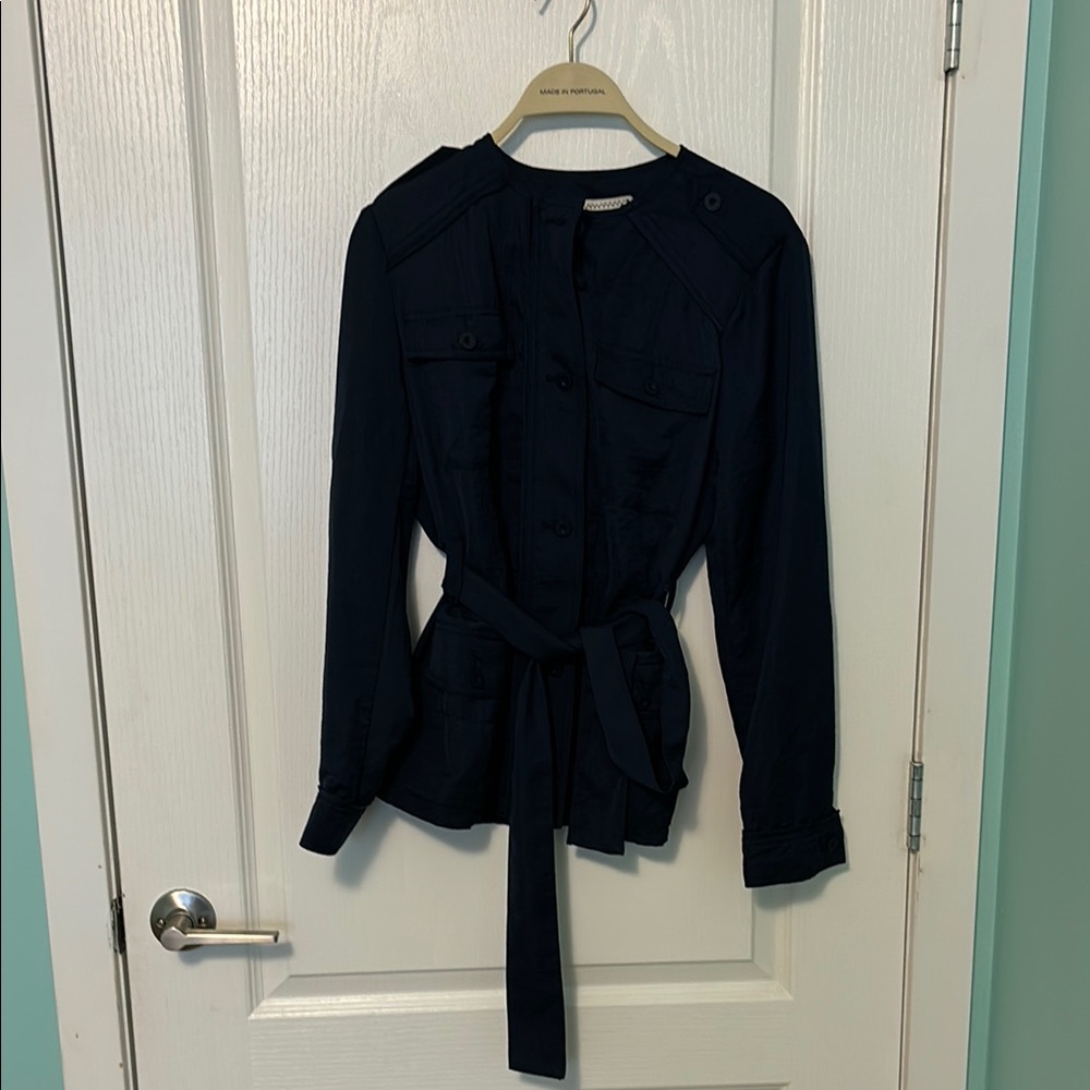 Hei Hei Navy Belted Jacket - Size small
